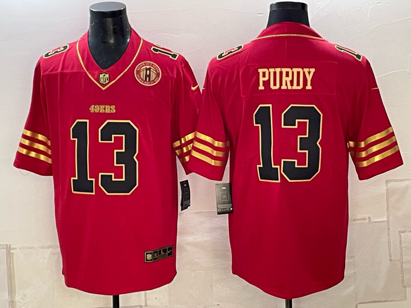 Men 2026 Nike San Francisco 49ers #13 Purdy Red NFL Jersey 101606